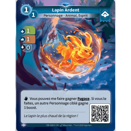 Lapin Ardent Rare Ordis Altered TCG