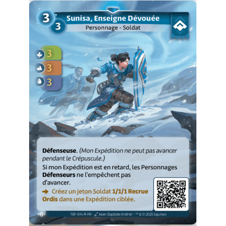 Sunisa, Enseigne Dévouée Rare Ordis Altered TCG