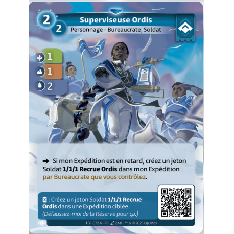 Superviseuse Ordis Rare Ordis Altered TCG
