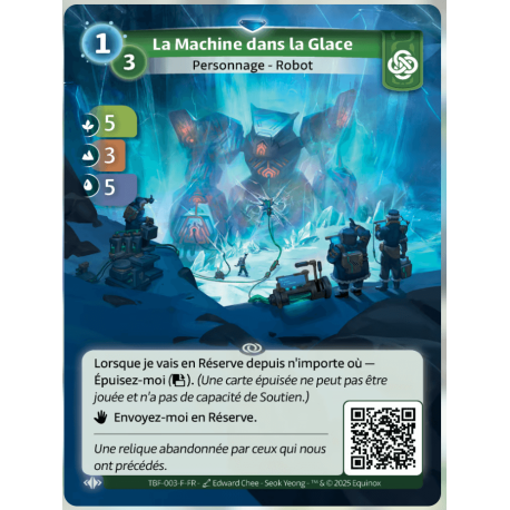 La Máquina en el Hielo Facción Rara Muna Alterada