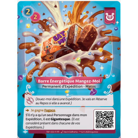Barre Énergétique Mangez-Moi Rare Faction Lyra Altered KS