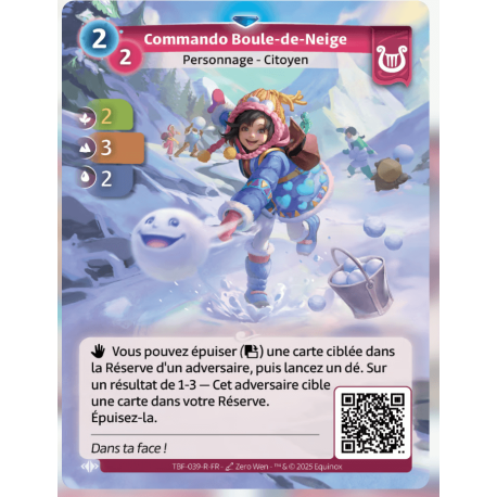 Commando Boule-de-Neige Rare Faction Lyra Altered KS