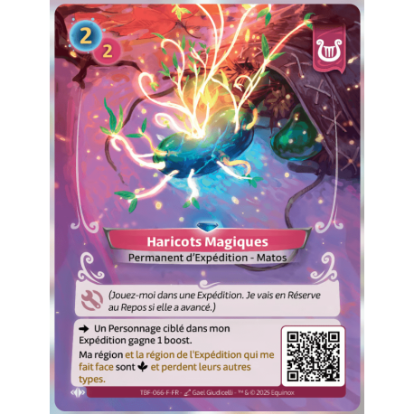 Haricots Magiques Rare Faction Lyra Altered KS