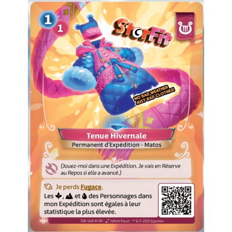 Tenue Hivernale Rare Faction Lyra Altered KS