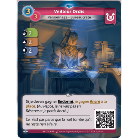 Veilleur Ordis Rare Faction Lyra Altered KS