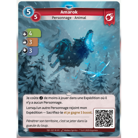 Amarok Rare Bravos Altered TCG