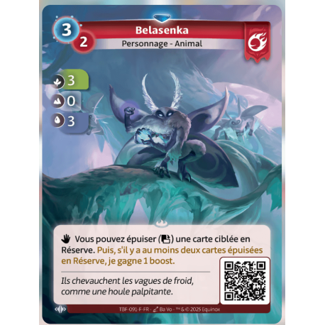 Belasenka Rare Bravos Altered TCG