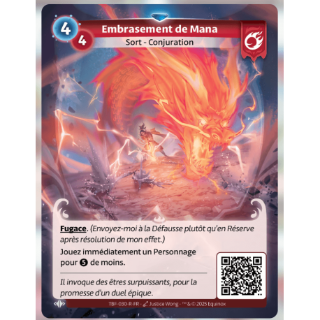 Embrasamiento de Maná Raro Bravos Altered TCG