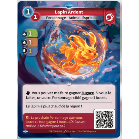 Lapin Ardent Raro Bravos Altered TCG