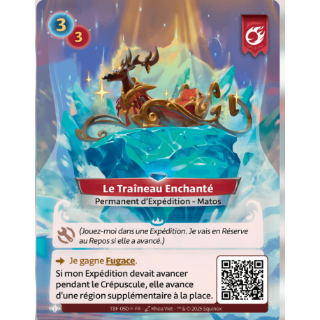 Le Traîneau Enchanté Rare Bravos Altered TCG