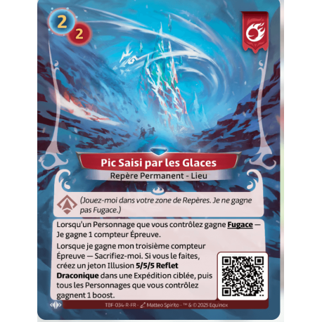 Pic Saisi par les Glaces Rare Bravos Altered TCG