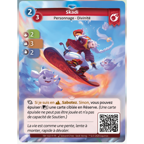 Skadi Rare Bravos Altered TCG