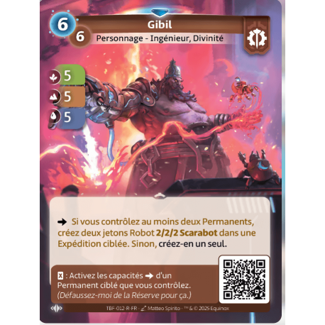 Gibil Rare Axiom Altered TCG