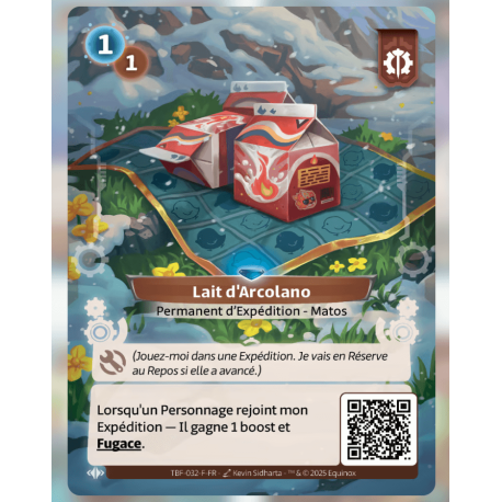 Lait d'Arcolano Raro Axiom Altered TCG