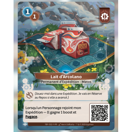 Lait d'Arcolano Rare Axiom Altered TCG