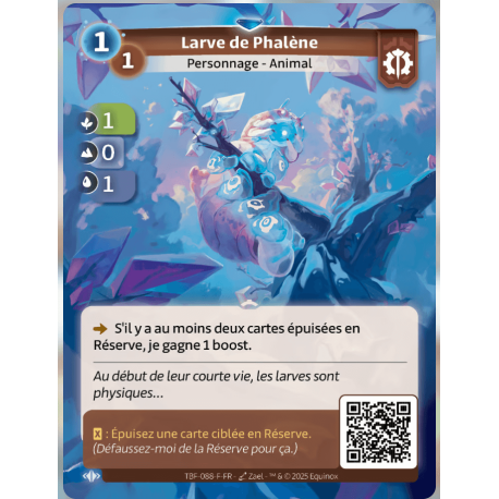Rara larva de polilla Axiom Altered TCG