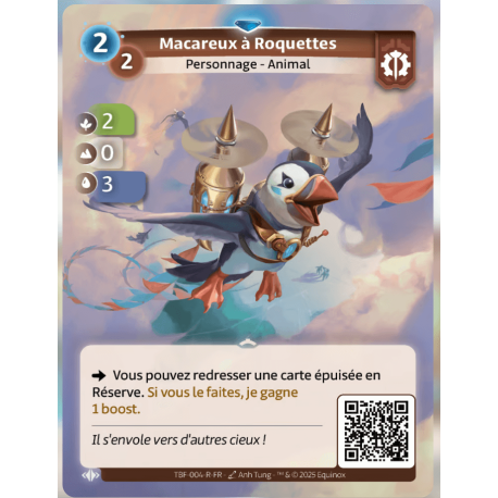Puffin with Rockets Raro Axiom Altered TCG
