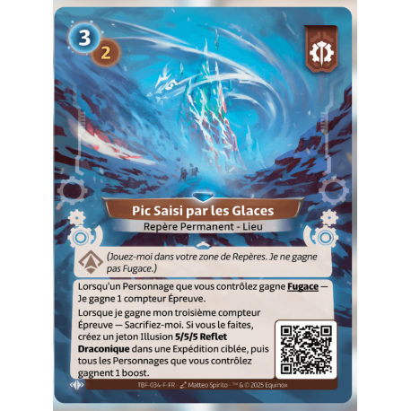 Pic Saisi par les Glaces Rare Axiom Altered TCG