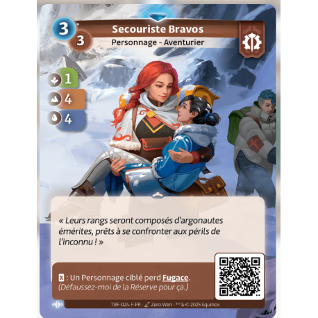 Secouriste Bravos Rare Axiom Altered TCG