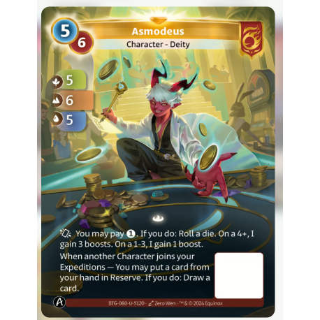 Asmodeus (5-6-5) Unique Bravos - Altered TCG