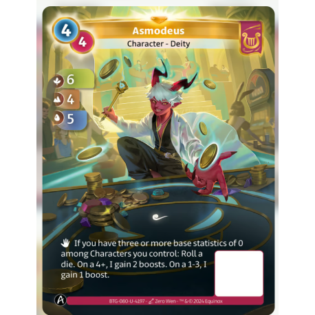 Asmodeus (6-4-5) Unique Lyra - Altered TCG