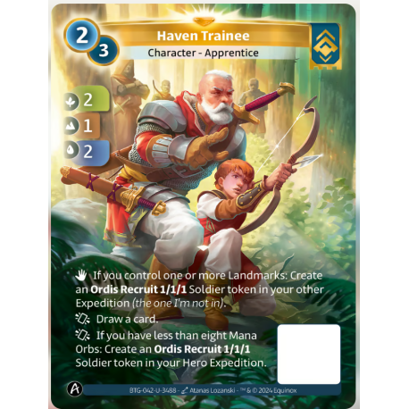 Haven Trainee (2-1-2) Unique Ordis - Altered TCG