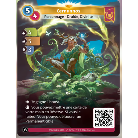Cernunnos (4-5-3) Carte Unique Lyra - Altered TCG - Edition KS