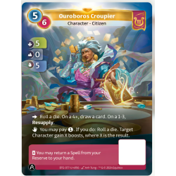 Croupi&egrave;re de l' Ouroboros (5-0-5) Carte Unique Lyra - Altered TCG - Edition KS