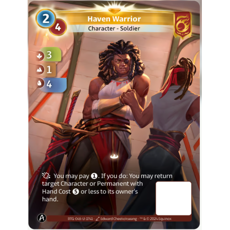 Haven Warrior (3-1-4) Unique Bravos - Altered TCG