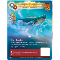 Kaibara, L&eacute;viathan Asgarthi (6-7-7) / Unique Bravos - Altered TCG - Edition KS