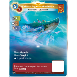 Kaibara, Léviathan Asgarthi (7-5-7) Carte Unique Bravos - Altered TCG - Edition KS