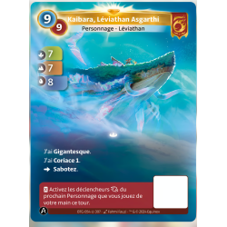 Kaibara, Léviathan Asgarthi (7-7-8) Carte Unique Bravos - Altered TCG - Edition KS