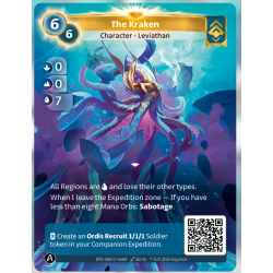 Le Kraken (0-0-7) Carte Unique Ordis - Altered TCG - Edition KS