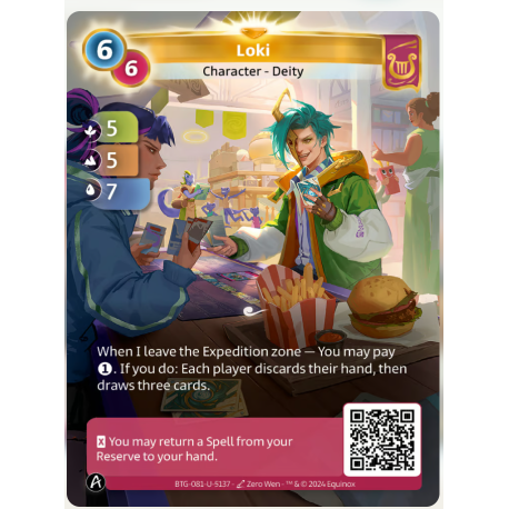 Loki (5-5-7) ALT Unique Lyra - Altered TCG