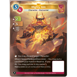 Puissant Djinn (2-4-0) Carte Unique Lyra - Altered TCG - Edition KS