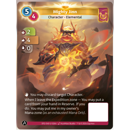 Mighty Jinn (2-4-0) Unique Lyra - Altered TCG