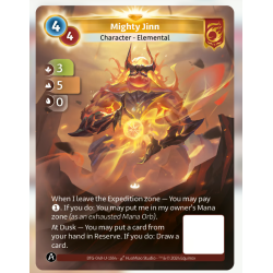 Puissant Djinn (3-5-0) Unique Bravos - Altered TCG - Edition KS