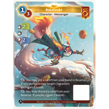 Ratatoskr (2-0-2) Unique Bravos - Altered TCG