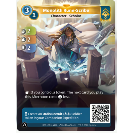 Monolith Rune Scribe (2-2-2) Unique Ordis - Altered TCG
