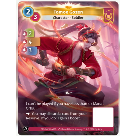 Tomoe Gozen (2-4-3) Unique Bravos - Altered TCG