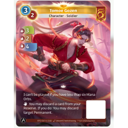Tomoe Gozen 3/2 (3-2-4) Carte Unique Bravos - Altered TCG - Edition KS