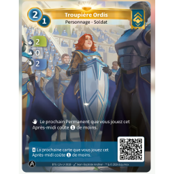 Troupière Ordis (2-0-2) Carte Unique Ordis - Altered TCG - Edition KS