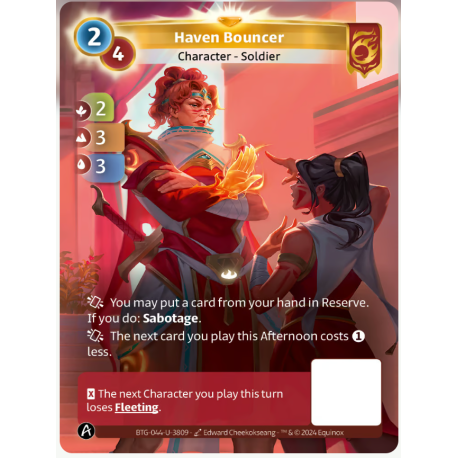 Haven Bouncer (2-3-3) Unique Bravos - Altered TCG