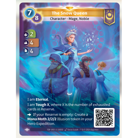 The Snow Queen (2-4-4) Unique Yzmir - Altered TCG - Trial by Frost