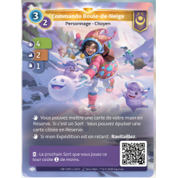 Commando Boule de Neige (4-2-1) Unique Yzmir - Altered TCG - Epreuve du Froid