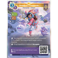 Commando Boule de Neige (4-2-1) Unique Yzmir - Altered TCG - Epreuve du Froid