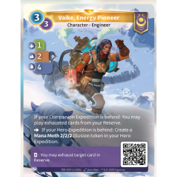 Vaike, L' &eacute;nerg&eacute;ticienne (1-2-4) Unique Yzmir - Altered TCG - Epreuve du Froid