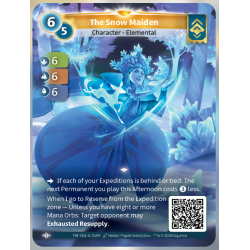 La demoiselle des Neiges (6-6-6) Carte Unique Ordis - Altered TCG - Epreuve du Froid