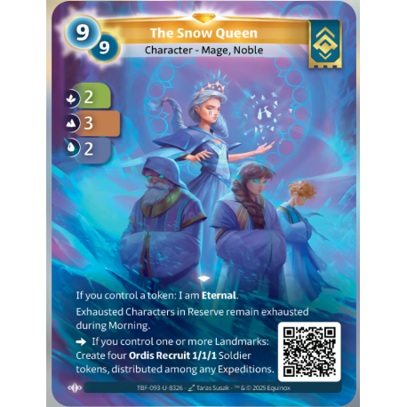 The Snow Queen (2-3-2) Unique Ordis - Altered TCG