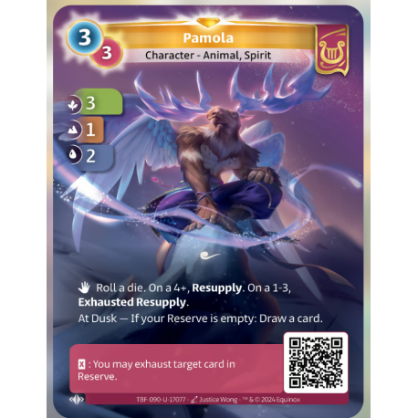 Pamola (3-1-2) Unique Lyra Card - Altered TCG - Trial by Frost